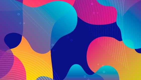 多彩抽象背景矢量素材(EPS/AI)