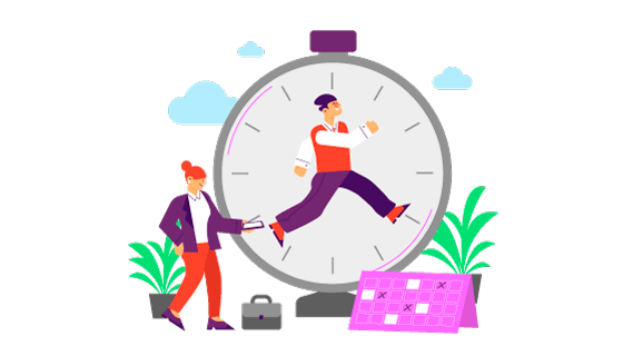 时间管理矢量素材(AI/PNG)