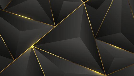 抽象黑金色背景矢量素材(AI/EPS)