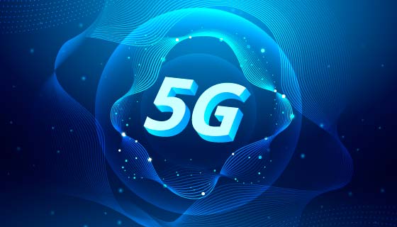 5G网络概念背景矢量素材(AI/EPS)