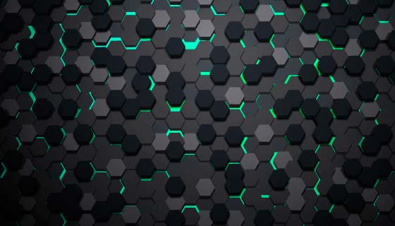 抽象蜂窝背景矢量素材(AI/EPS)