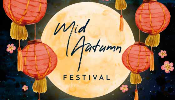 水彩月亮和灯笼设计中秋节矢量素材(AI/EPS)