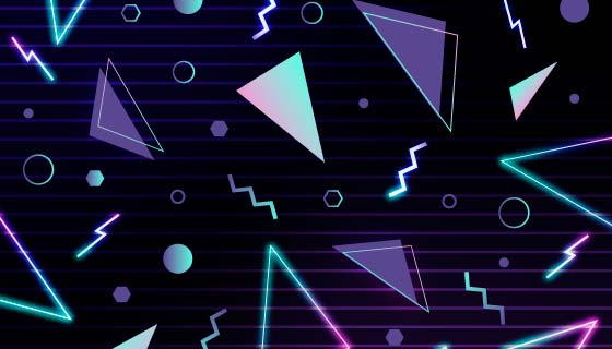 抽象几何图案背景矢量素材(AI/EPS)