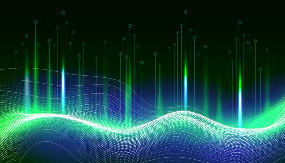 抽象大数据概念背景矢量素材(AI/EPS)