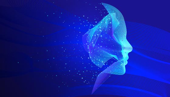 创意科技人脸背景矢量素材(AI/EPS)