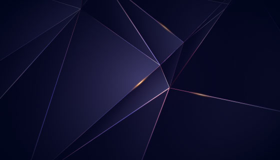 奢华黑色低多边形背景矢量素材(AI/EPS)