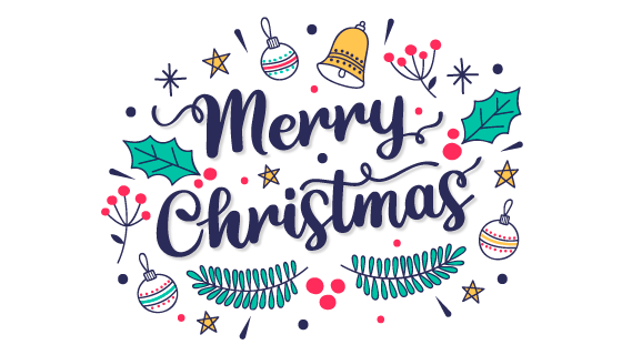 手绘风格圣诞节字母和元素矢量素材(AI/EPS/PNG)