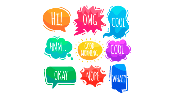 手绘风格不规则聊天气泡矢量素材(AI/EPS/PNG)