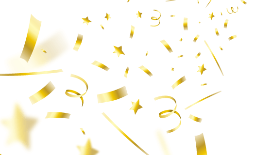 逼真的金色纸屑背景矢量素材(AI/EPS/PNG)