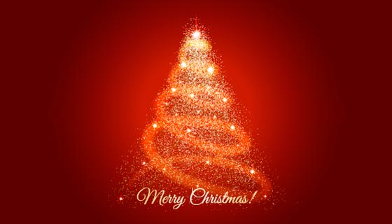 抽象风格圣诞树矢量素材(AI/EPS)