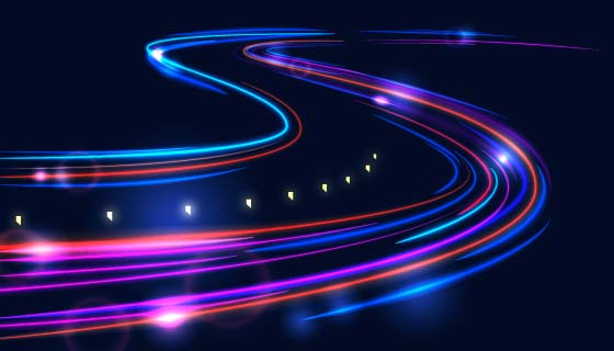 高度流动光线背景矢量素材(AI/EPS)