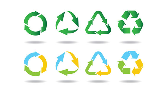 8个循环图标矢量素材(EPS/SVG)