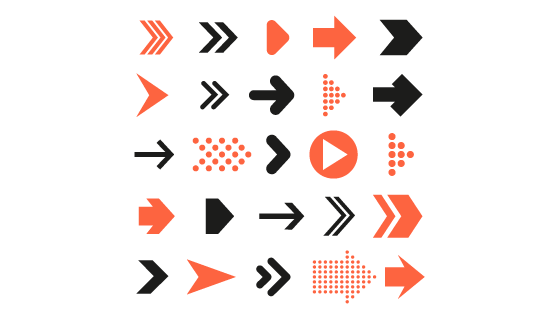 各种各样的信息箭头矢量素材(AI/EPS/PNG)