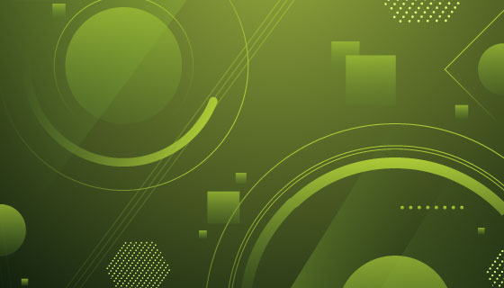 绿色抽象几何背景矢量素材(AI/EPS)