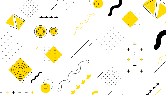 孟菲斯风格几何图形矢量素材(AI/EPS/PNG)