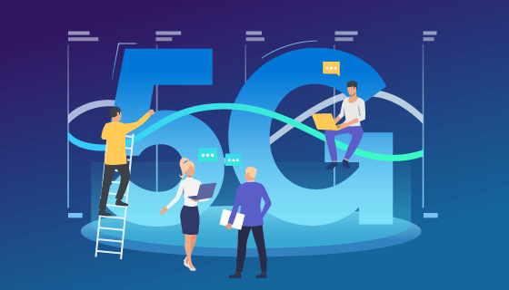 5G网络开发人员矢量素材(EPS)