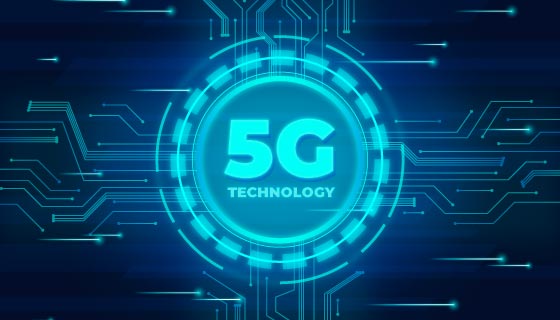 5G网络概念背景矢量素材(AI/EPS)