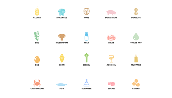 食物图标矢量素材(EPS)