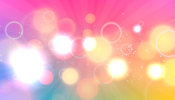 散景效果渐变背景矢量素材(AI/EPS)