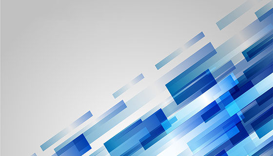 蓝色几何图形背景矢量素材(EPS)