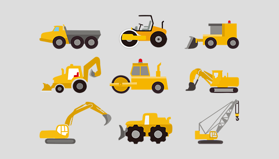 各种各样的工具车矢量素材(EPS/SVG)