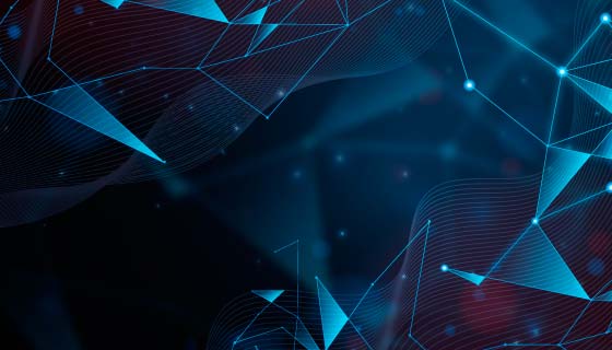 抽象现实技术粒子背景矢量素材(AI/EPS)