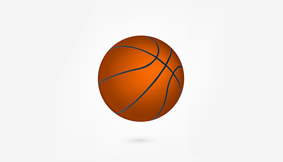 真实的篮球矢量素材(EPS/AI)