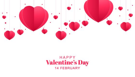 精美爱心吊饰情人节贺卡矢量素材(EPS)