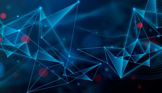 抽象现实技术粒子背景矢量素材(AI/EPS)