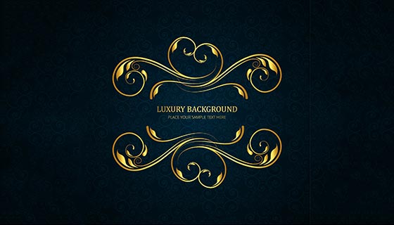 金色豪华闪亮的背景矢量素材(EPS)