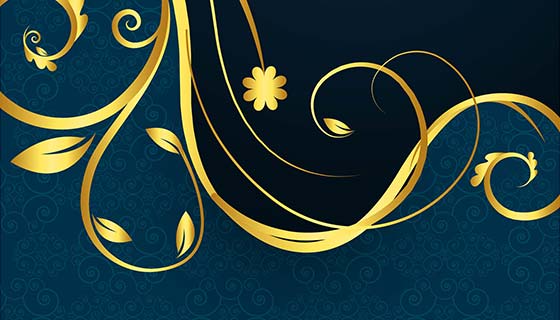 花饰豪华闪亮背景矢量素材(EPS)