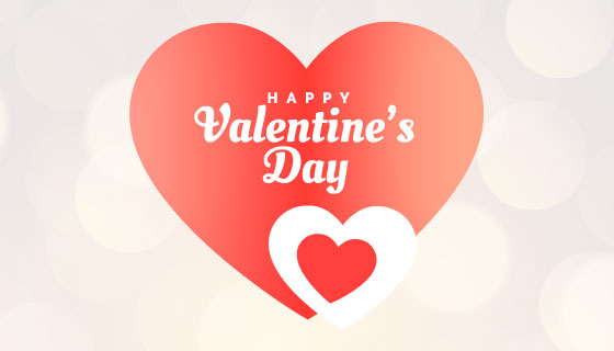 创意爱心设计情人节卡片矢量素材(EPS)