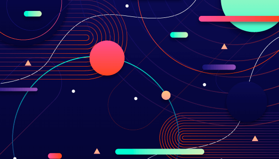 抽象几何图形背景矢量素材(AI/EPS)