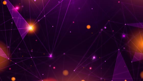 抽象现实技术粒子背景矢量素材(AI/EPS)