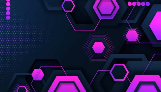 抽象渐变几何图形背景矢量素材(AI/EPS)