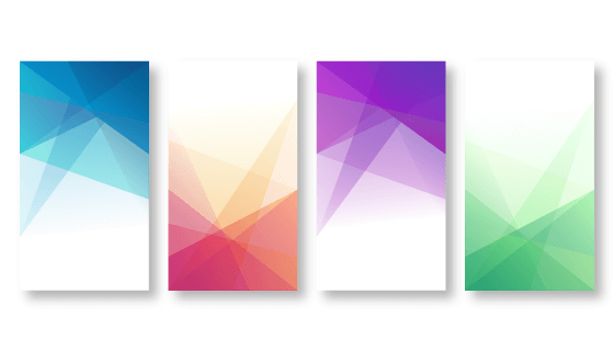 四张抽象手机壁纸矢量素材(EPS)