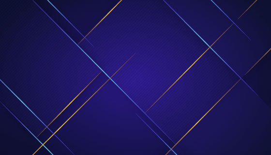 金色线条蓝色抽象背景矢量素材(AI/EPS)