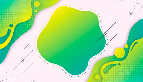 抽象绿色背景矢量素材(AI/EPS)