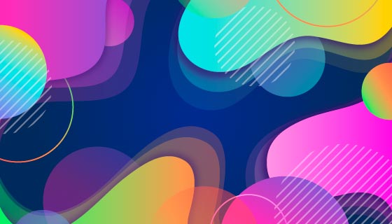 多彩抽象背景矢量素材(AI/EPS)