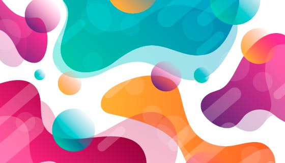 多彩抽象背景矢量素材(AI/EPS)