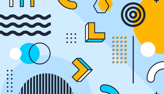 抽象几何图案背景矢量素材(AI/EPS)