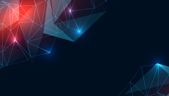 抽象低多边形科技背景矢量素材(EPS)