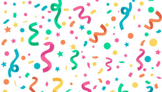 五彩纸屑背景矢量素材(AI/EPS)