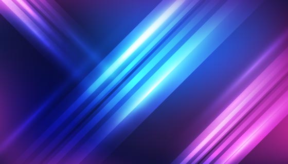 炫彩霓虹灯背景矢量素材(AI/EPS)