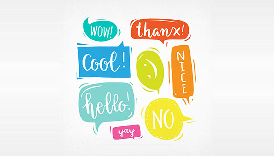 多彩的气泡矢量素材(EPS/AI)