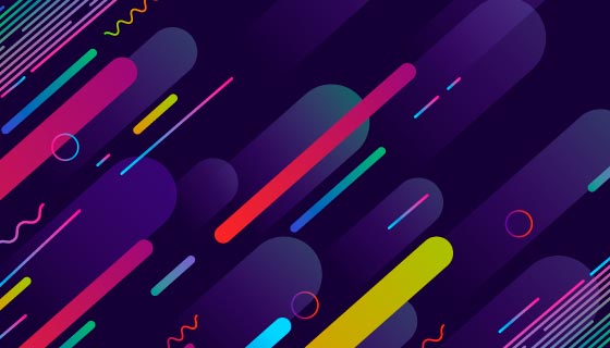 多彩抽象背景矢量素材(AI/EPS)