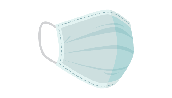 扁平风格医用口罩矢量素材(AI/EPS/PNG)