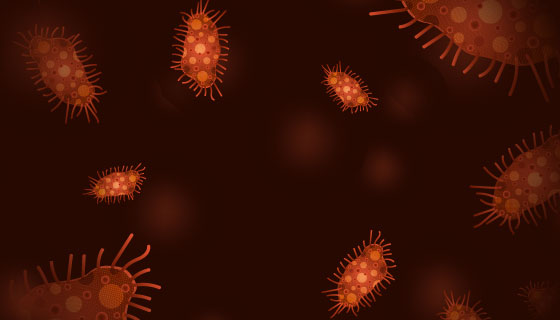 病毒背景矢量素材(EPS)