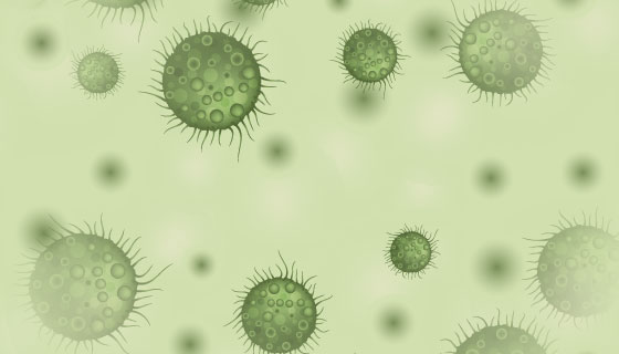 病毒背景矢量素材(EPS)