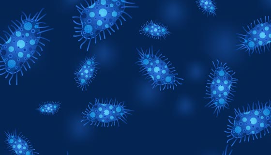 病毒背景矢量素材(EPS)